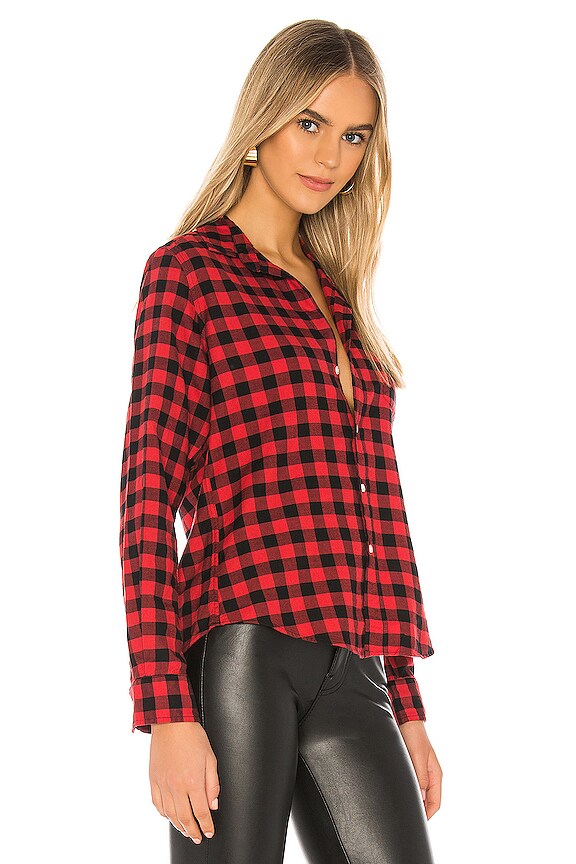 view 2 of 4 CHEMISE BARRY in Large Red & Black Check