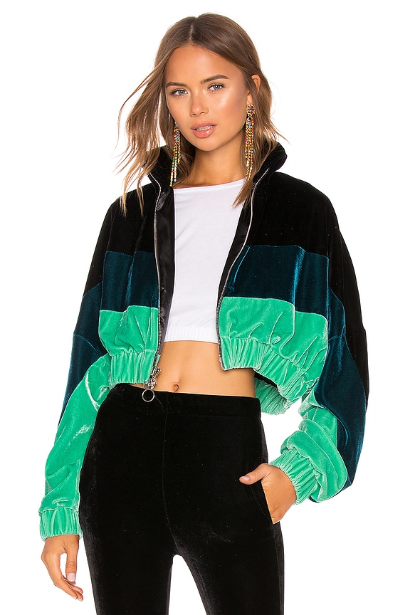 view 1 of 4 BLOUSON DE SURVÊTEMENT in Green