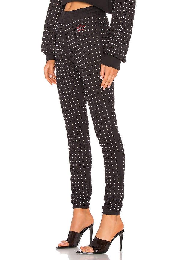 view 2 of 5 All Over Rhinestone Sweats in Black