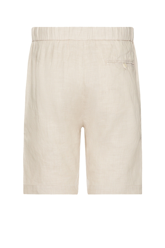 view 2 of 3 Felipe Linen Shorts in Sand