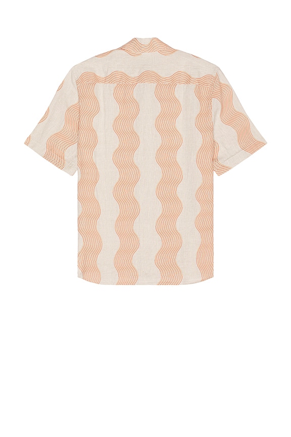 view 2 of 4 T-SHIRT MANCHES COURTES CASTRO in Ecru & Coral Rose