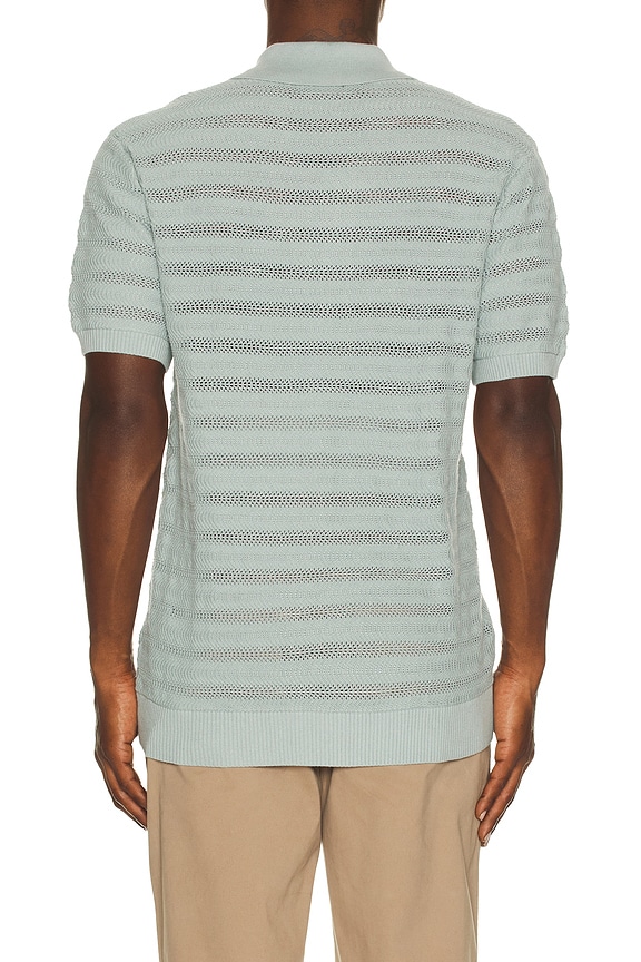 view 2 of 5 Vidal Buttoned Polo in Coastal Blue