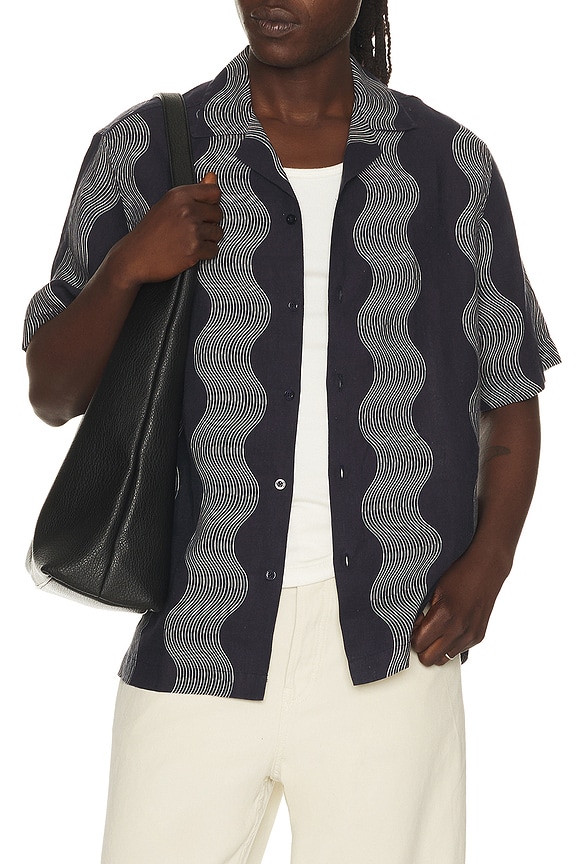 view 1 of 5 Roberto Linen Shirt in Navy