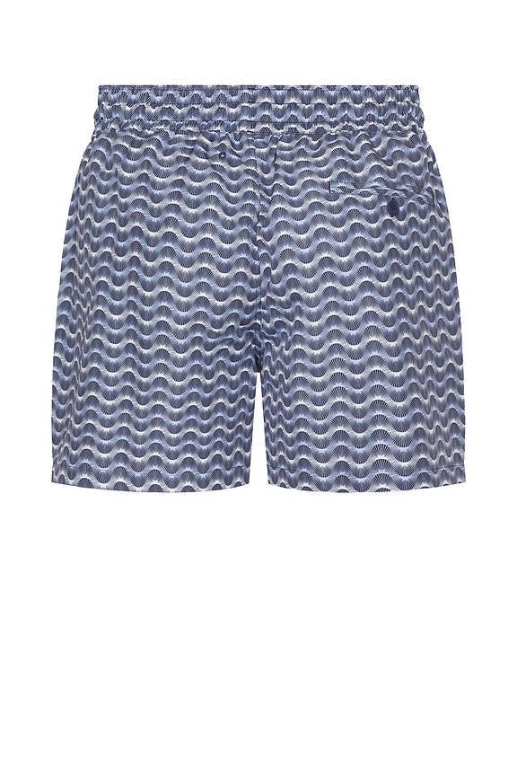 view 2 of 4 Rio Swim Short in Chambray Blue & Charcoal Blue