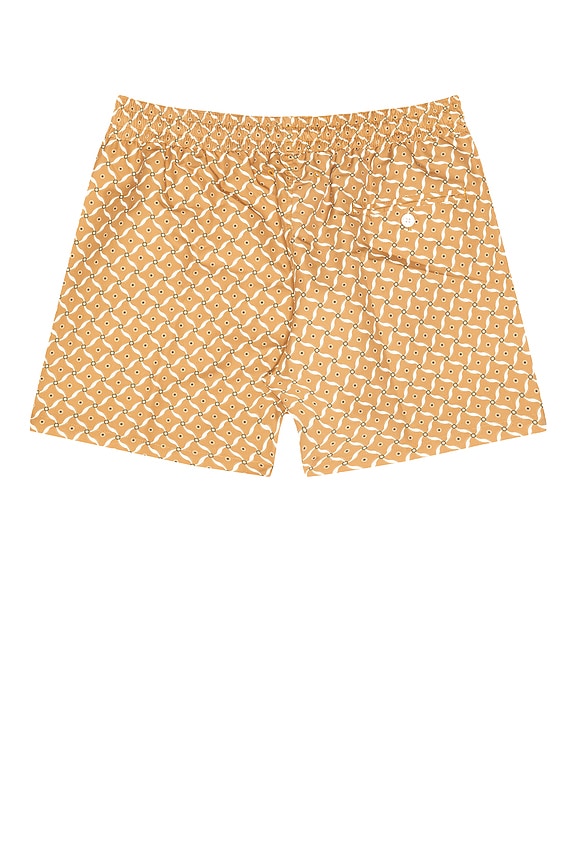 view 2 of 4 Rio Swim Short Lotus Print in Almond & Ivory