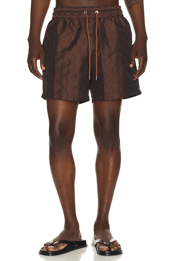 view 1 of 4 Rio Swim Short in Brown