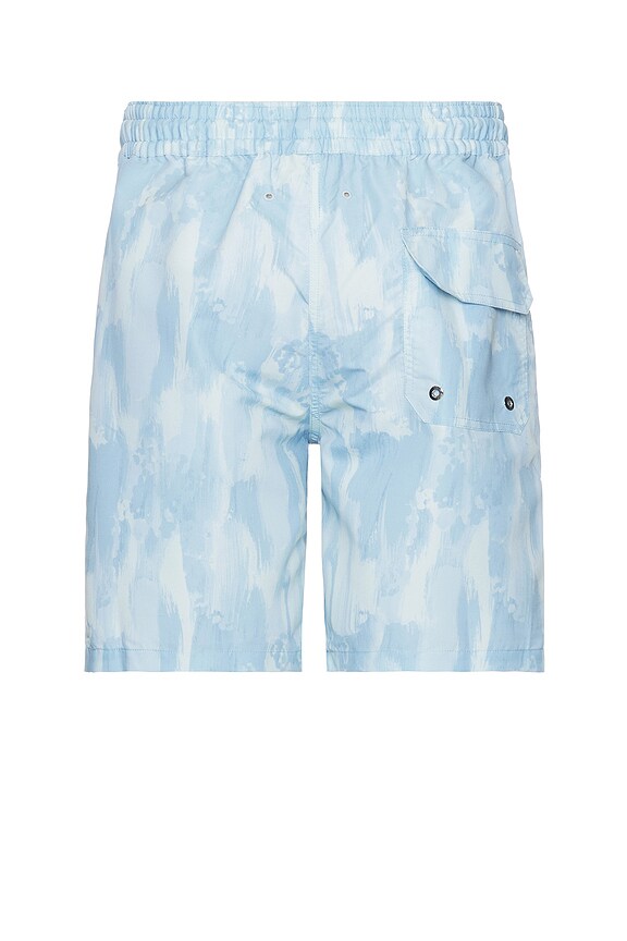 view 2 of 3 Board Seascape Print Swim Shorts in Seafoam