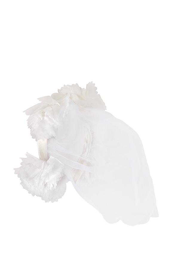 view 2 of 5 VELO DE DIADEMA COURTNEY in White