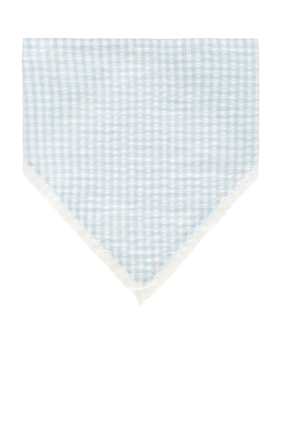 view 1 of 2 Bradford Gingham Headscarf in Blue