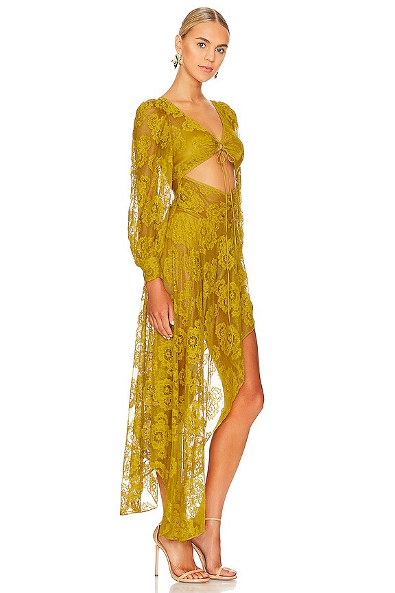 view 2 of 3 TIANA ドレス in Yellow