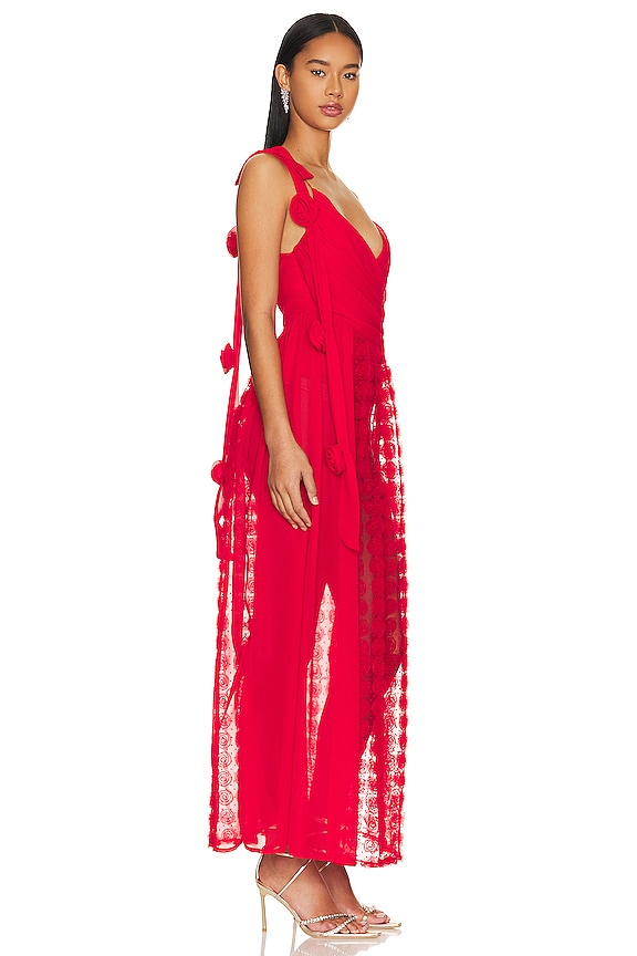 view 2 of 6 Hannah Maxi Dress in Red