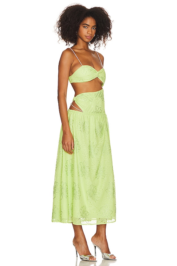 view 2 of 4 ROBE MAXI ANNA in Green