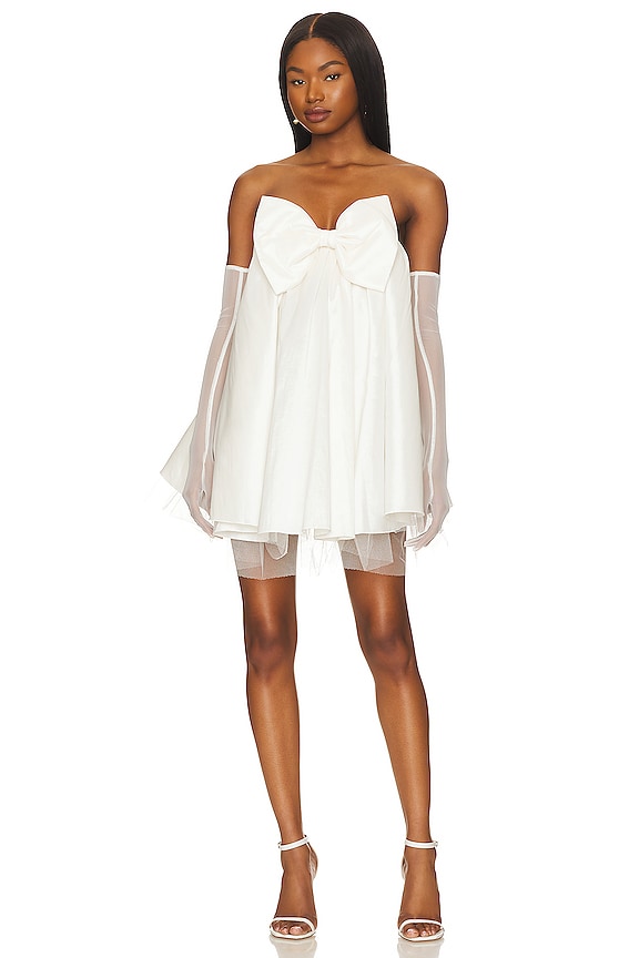 view 1 of 4 Clara Mini Dress in White