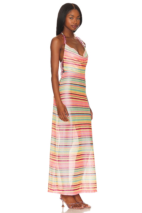 view 2 of 4 ROBE MI-LONGUE EROS in Pink