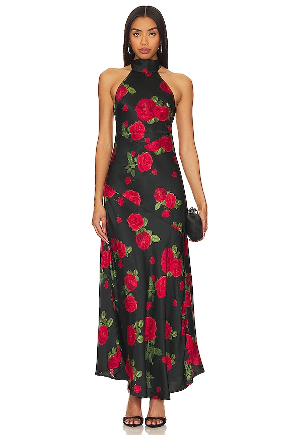 view 2 of 4 ROBE MAXI ASTORIA in Black