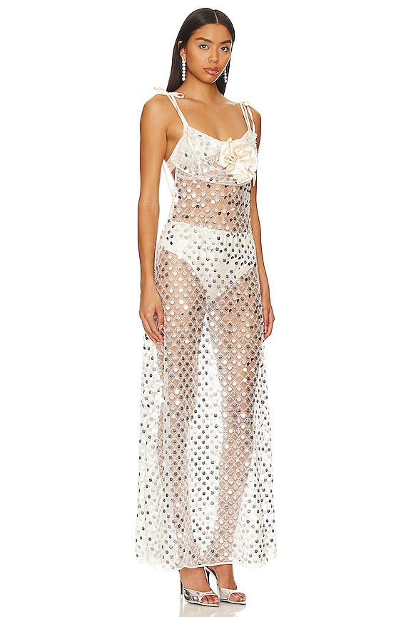 view 2 of 4 MAXIVESTIDO CHARELLE in Silver