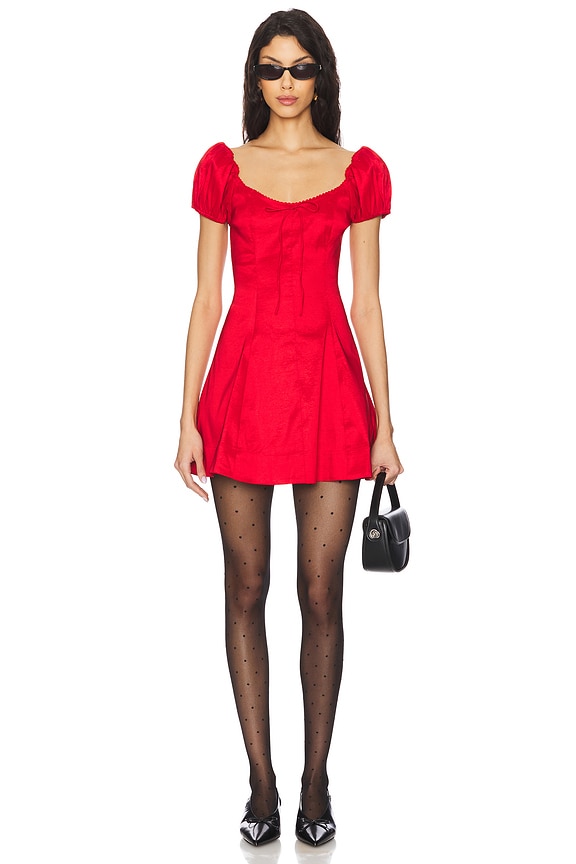 view 1 of 3 МИНИ ПЛАТЬЕ ZURI in Red