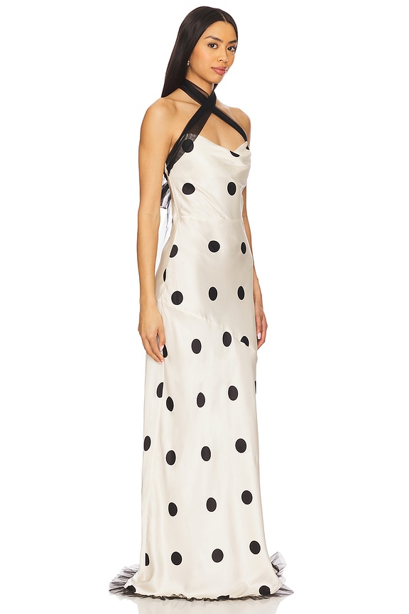 view 2 of 3 Dorothy Dot Gown in Cream