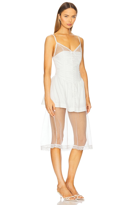 view 2 of 3 Susannah Midi Dress in White