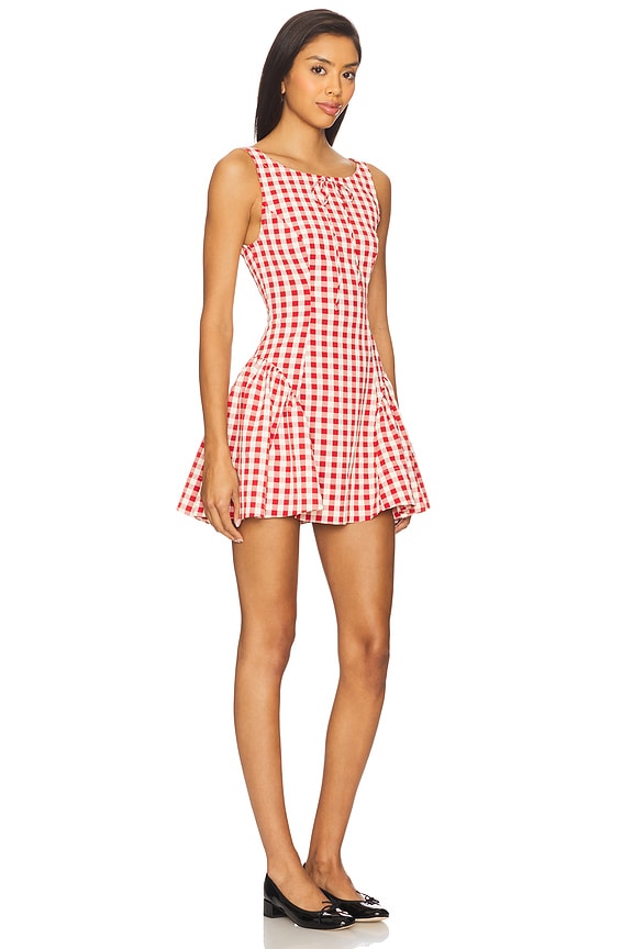 view 2 of 4 ROBE COURTE SCOTCH BONNET in Red