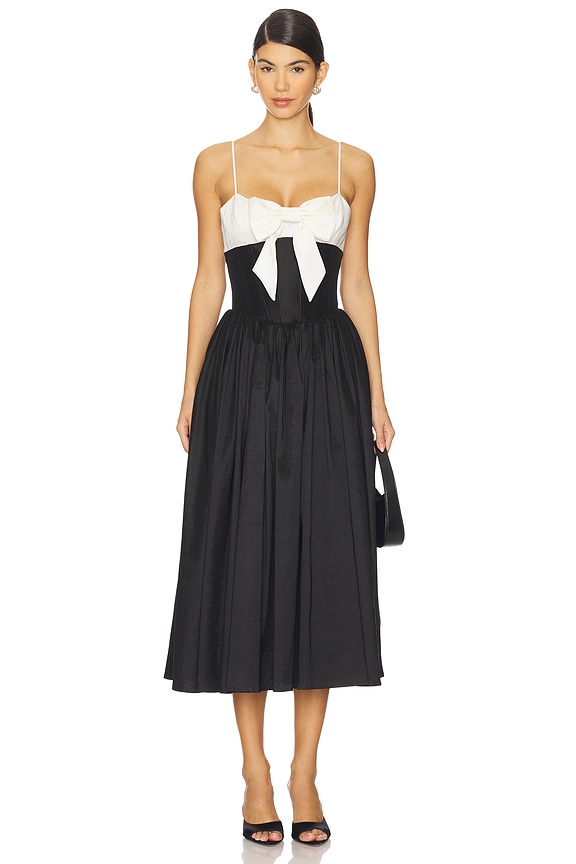 view 1 of 3 Emalie Midi Dress in Black