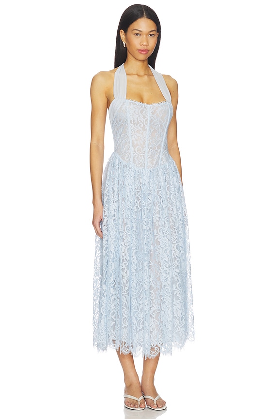 view 2 of 3 Lakeside Midi Dress in Baby Blue