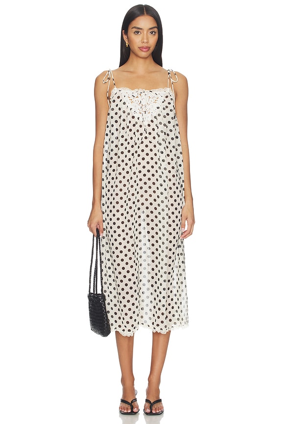 view 1 of 3 Estelle Cover Up Maxi Dress in Cream & Black