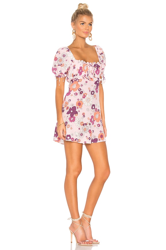 view 2 of 3 Magnolia Mini Dress in Pink Blossom
