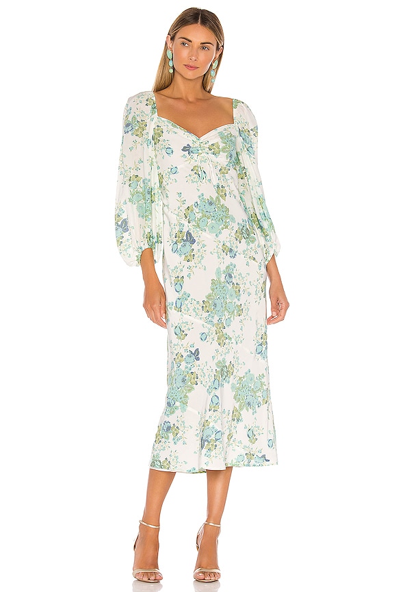 view 1 of 3 Goldie Maxi Dress in Blue Floral