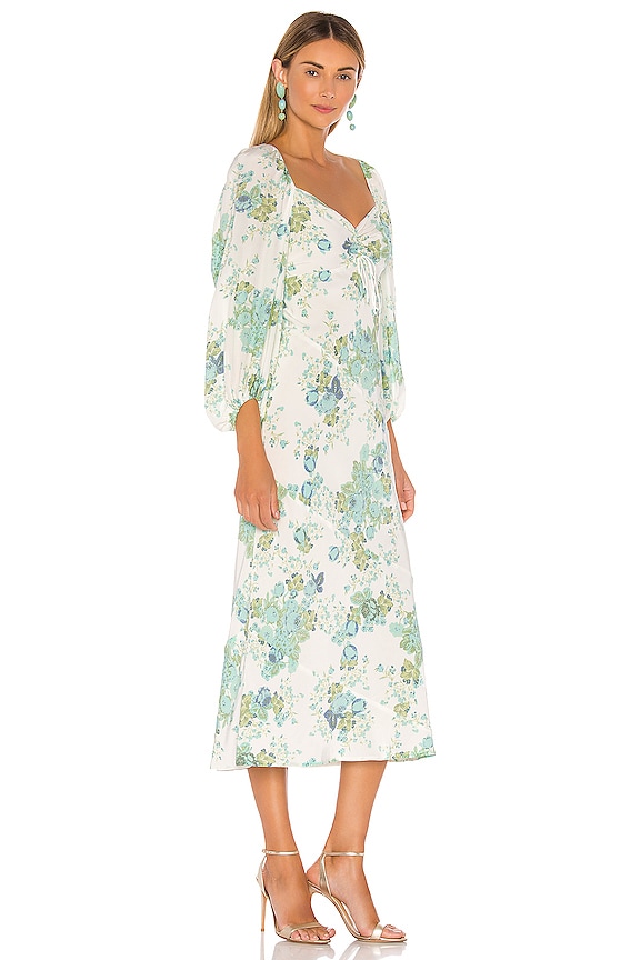 view 2 of 3 Goldie Maxi Dress in Blue Floral