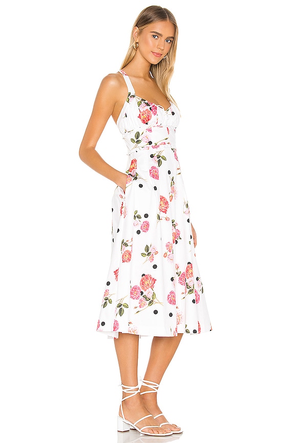 view 2 of 3 Paloma Midi Dress in White