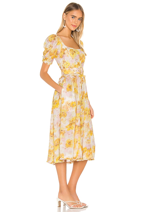 view 2 of 3 Zinna Midi Dress in Lemonade