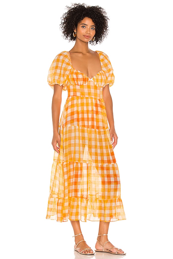 view 2 of 5 MIMOSA 미디 원피스 in Orange