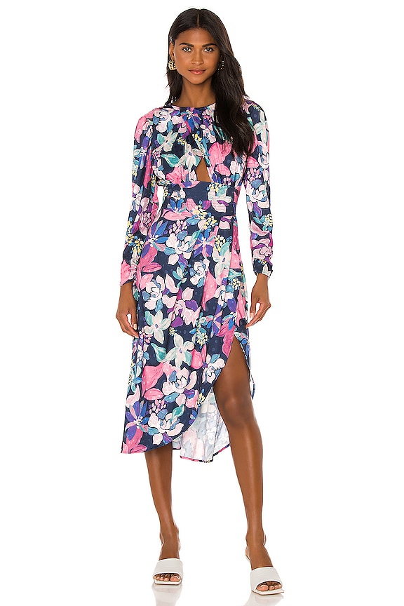 view 1 of 4 Victoria Midi Dress in Navy