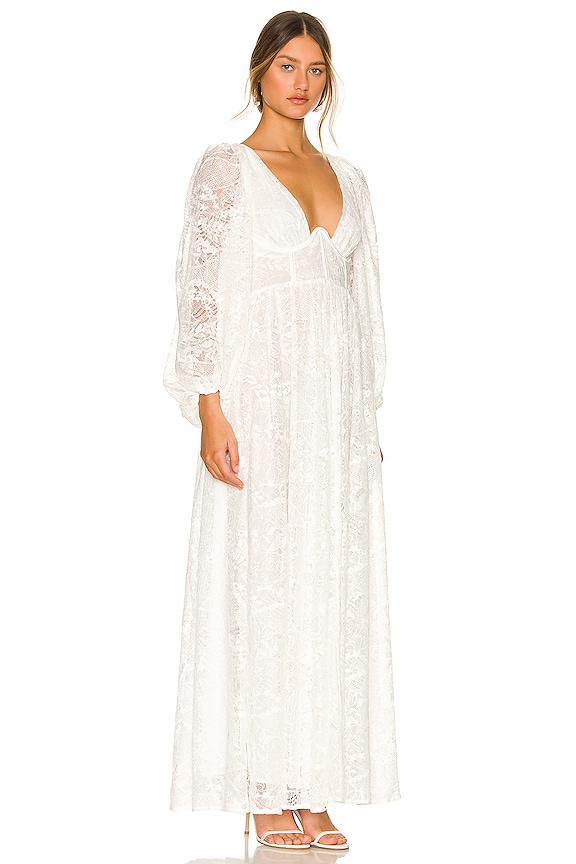 view 2 of 3 Madeline Maxi Dress in White