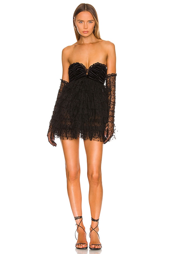 view 1 of 3 Jourdan Off The Shoulder Mini Dress in Black