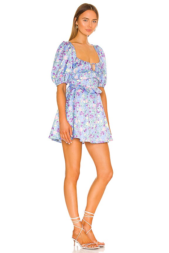 view 2 of 3 VESTIDO CHARLENE in Blue