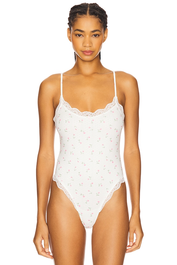 view 2 of 6 Elliana Bodysuit in White