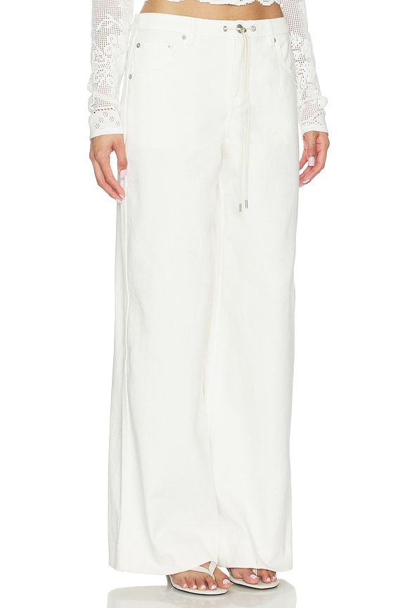 view 2 of 6 Agnes Denim Jeans in White