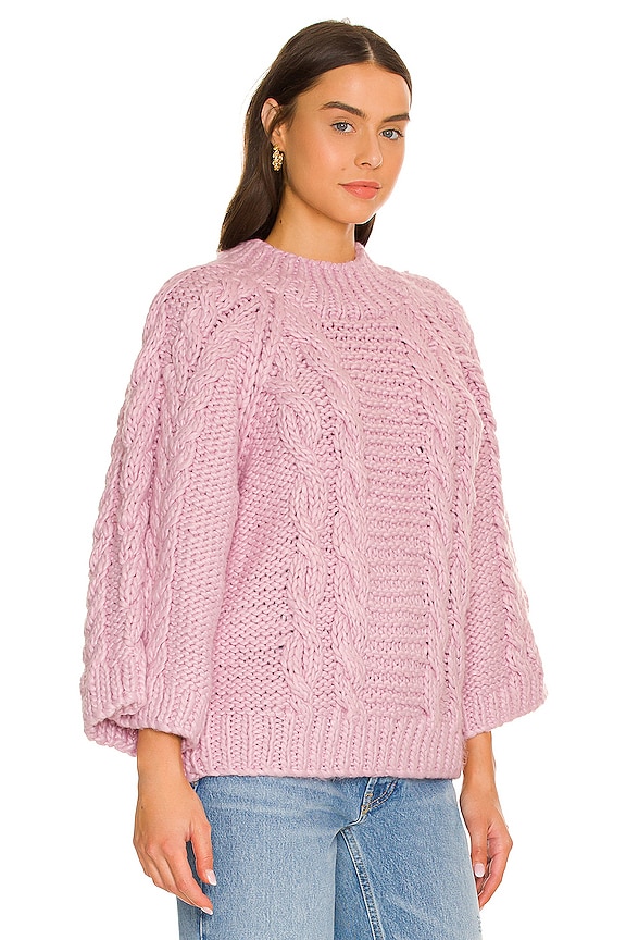 view 2 of 4 Andie Oversized Sweater in Light Pink