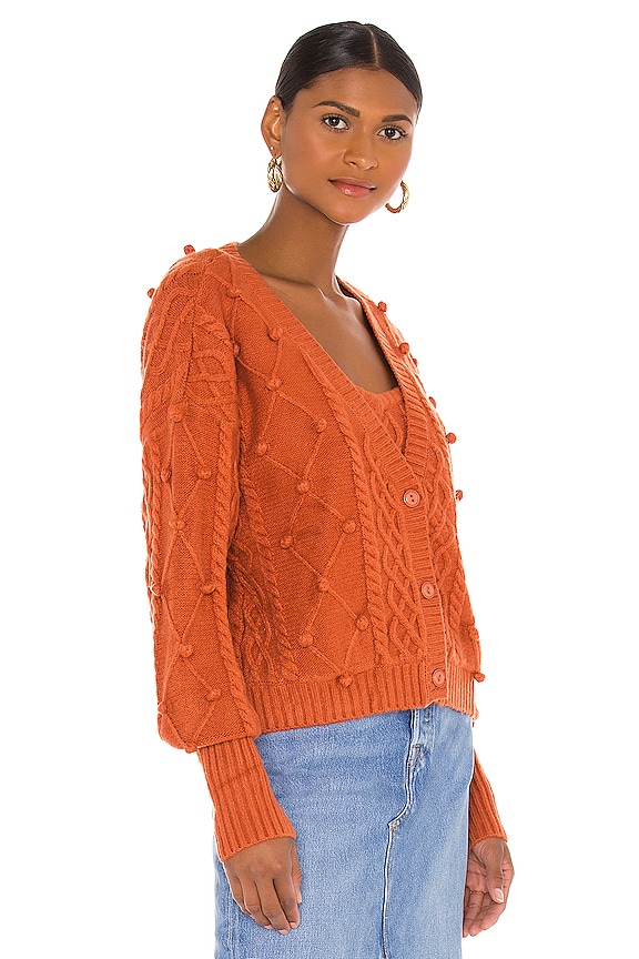 view 2 of 4 Florentina Button Down Cardigan in Ginger
