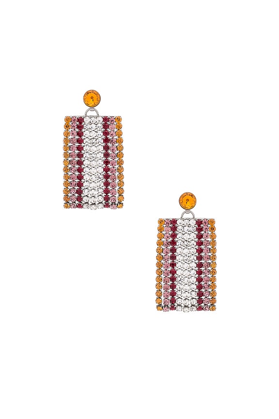 view 1 of 2 Bianca Crystal Earrings in Multi