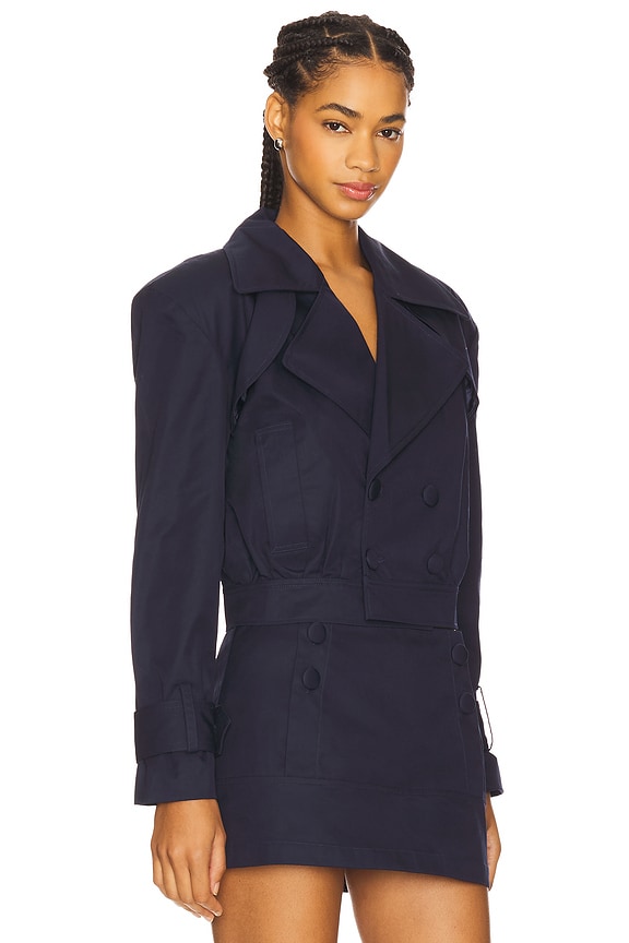 view 2 of 4 Oversized Jacket in Navy