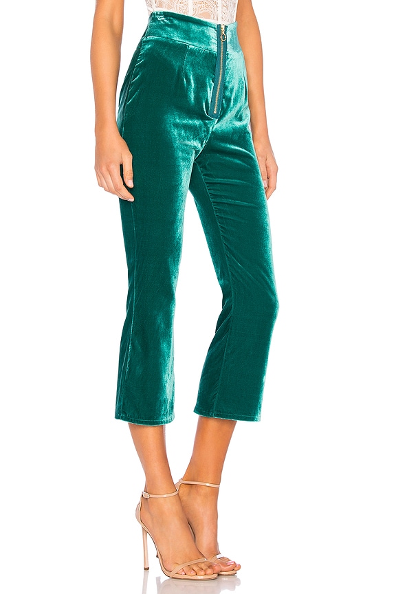 view 2 of 4 Viva Velvet Pant in Emerald