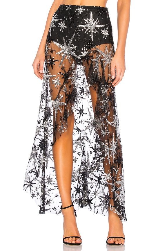 view 1 of 5 Stardust Asymmetrical Skirt in Stardust