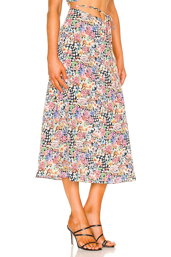 view 2 of 4 Deidre Midi Skirt in Black