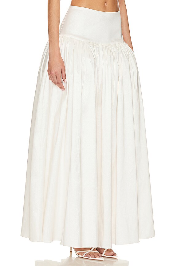 view 2 of 4 NELLY 맥시 스커트 in White