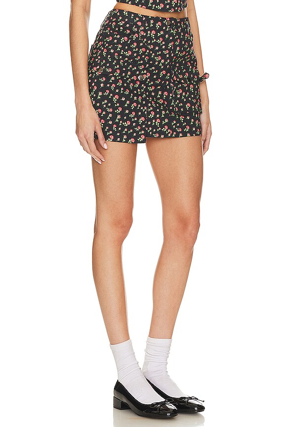 view 2 of 5 JUPE COURTE CAMILLE in Black