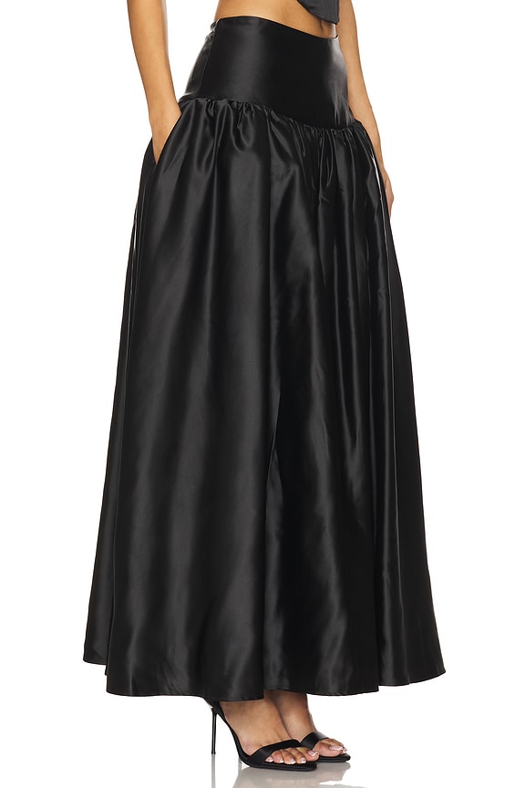 view 2 of 6 Nelly Maxi Skirt in Black