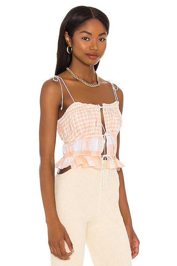 view 2 of 4 ALLYSON 탑 in Tangerine